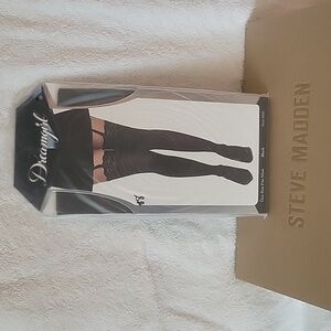 Opaque Lace Top Thigh Highs